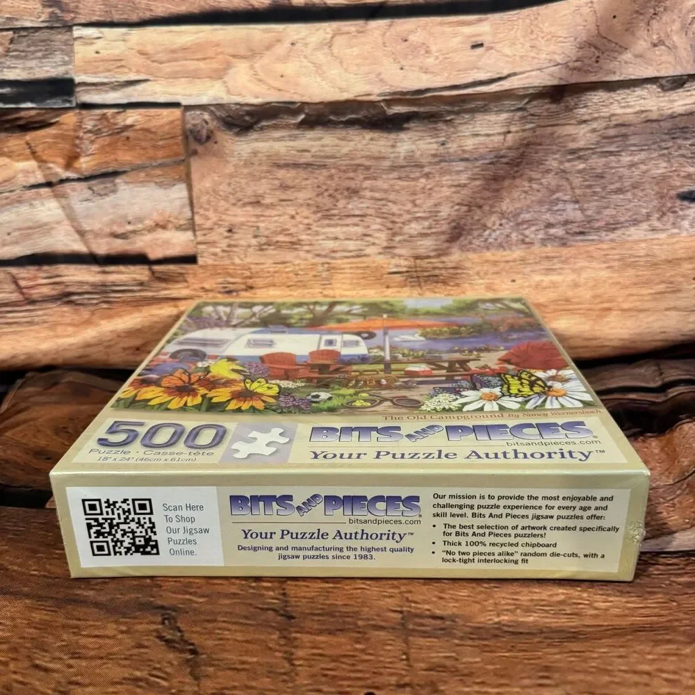 Bits and Pieces 500-Piece Jigsaw Puzzle The Old Campground 18x24 in Nancy